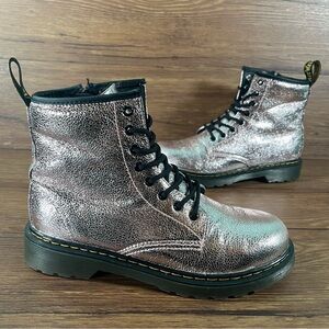 Dr. Martens Docs 1460 Rose Golf Leather Boots Women’s Size 5 Lace Up Shoes